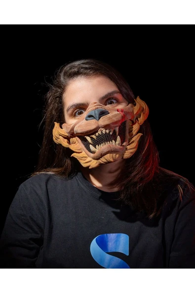 TuransoyCraft Cadılar Bayramı Aslan Kral Maske Aslan Maske Halloween Aslan Maske Cosplay Aslan Maske 15CM ürün görseli 1