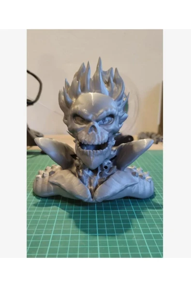 TuransoyCraft Hayalet Sürücü Ghost Rider Büst Büyük Boy ürün görseli 1