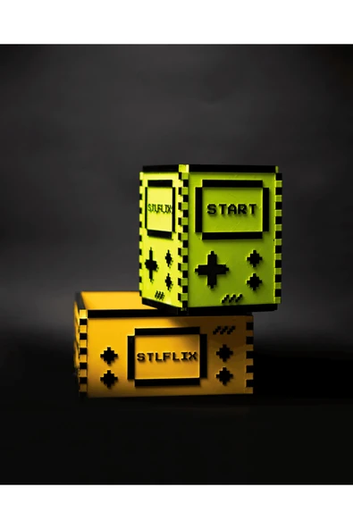 TuransoyCraft Oyuncu Saklama Kutusu Atari Temalı 2li Masaüstü Düzenleyici ürün görseli 1