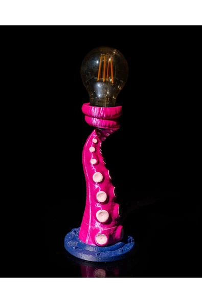 TuransoyCraft Ahtapot Kolu Masa Lambası Kraken Masa Lambası Sualtı Dünyası Masa Lambası 23CM ürün görseli 1