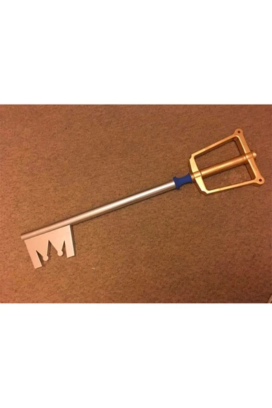 TuransoyCraft Kingdom Hearts Altın Anahtar Oyuncak Kingdom Hearts Sora Keyblade DEV BOY 60CM ürün görseli 1