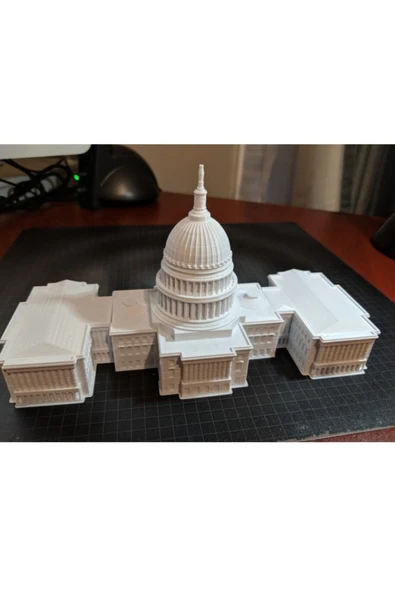 TuransoyCraft Amerika Kongre Binası Dekoratif Biblo (büyük Boy) ürün görseli 1