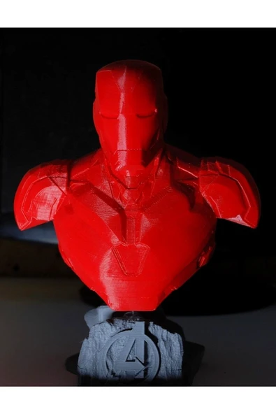 TuransoyCraft Iron Man Büst 10 cm ürün görseli 1
