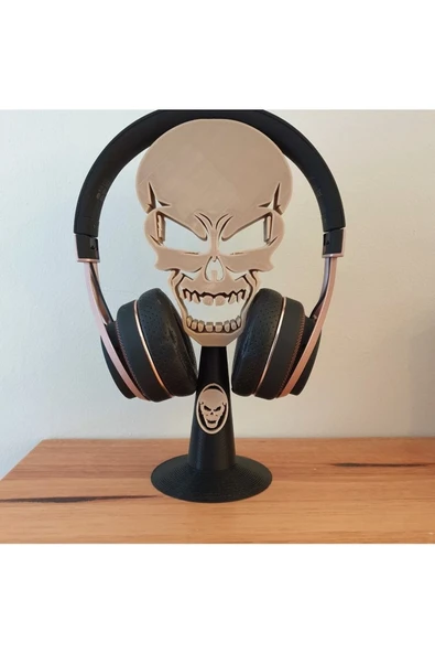 TuransoyCraft Skull Kafatası Kulaklık Standı Kulaklık Askısı ürün görseli 1
