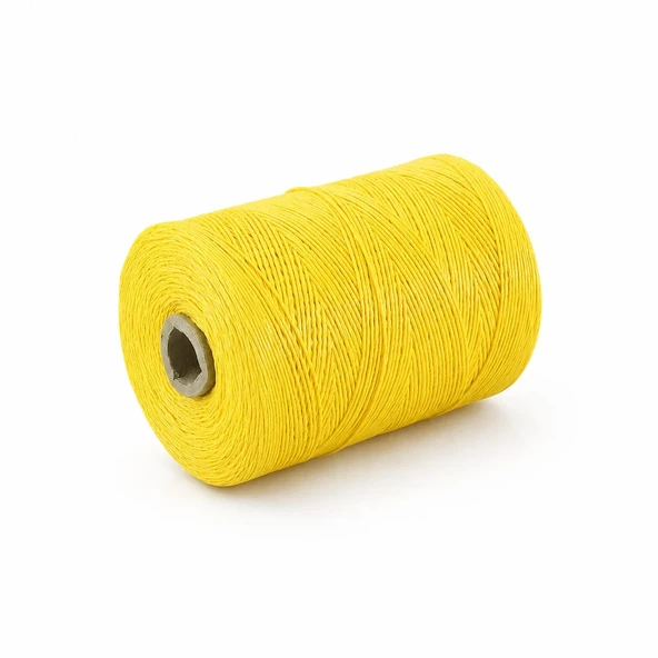 Naylon Plastik Fibrilize Ambalaj İpi-400 gr-Sarı ürün görseli 1