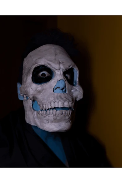 TuransoyCraft Cadılar Bayramı Maske Korkunç Kafatası Halloween Maske Korkunç Kafatası Giyilebilir ürün görseli 1