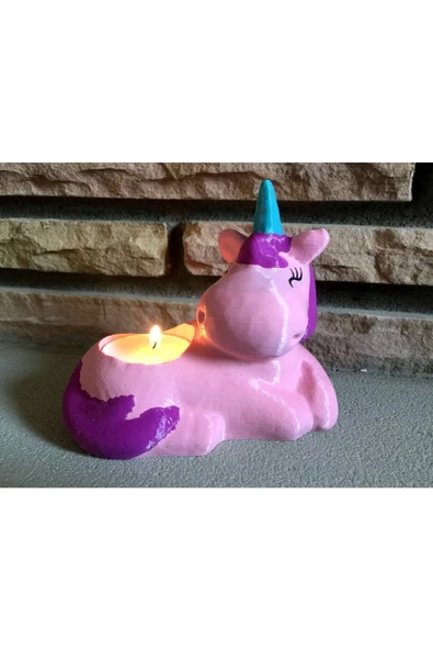 TuransoyCraft Tek Boynuzlu At Mumluk ürün görseli 1