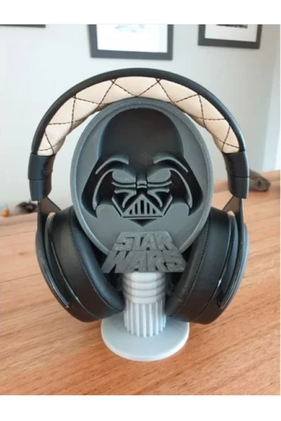 Minda3D Dekoratif Star Wars Darth Vader Masaüstü Kulaklık Standı Kulaklık Askısı ürün görseli 1