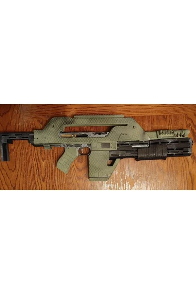 TuransoyCraft Aliens Pulse Rifle M41A 80 CM GERÇEK BOY (DEKORDUR) ürün görseli 1
