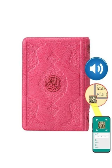 Hayrat Neşriyat Çanta Boy Kur'an-ı Kerim (pembe, Kılıflı, Mühürlü). ürün görseli 1