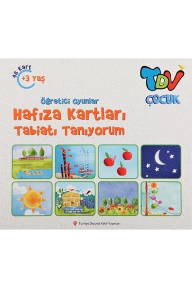 Türkiye Diyanet Vakfı Yayınları Öğretici Oyunlar Hafıza Kartları Tabiatı Tanıyorum Kolektif - ürün görseli 1