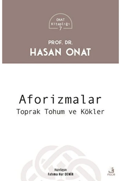 Fecr Yayınları Aforizmalar / Hasan Onat / Fecr Yayınları / 9786256602120 ürün görseli 1