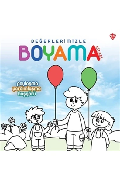 Türkiye Diyanet Vakfı Yayınları Bsrl Değerlerimizle Boyama Kitabı Paylaşma Yardımlaşma Hoşgörü - Arzu Akgün ürün görseli 1