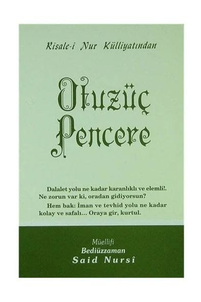 Envar Neşriyat Otuzüç Pencere - Orta Boy (kod:431) ürün görseli 1