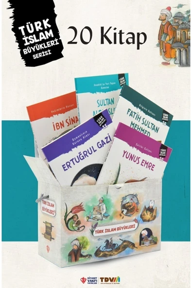 Türkiye Diyanet Vakfı Yayınları Türk Islam Büyükleri Serisi (20 Kitap Takım) / / 9786258023879 ürün görseli 1