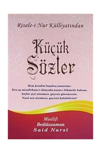 Envar Neşriyat Küçük Sözler / Büyük Boy (kod:353) ürün görseli 1
