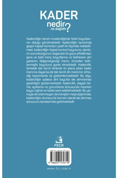 Fecr Yayınevi Kader Nedir Ne Değildir? - Resim 2