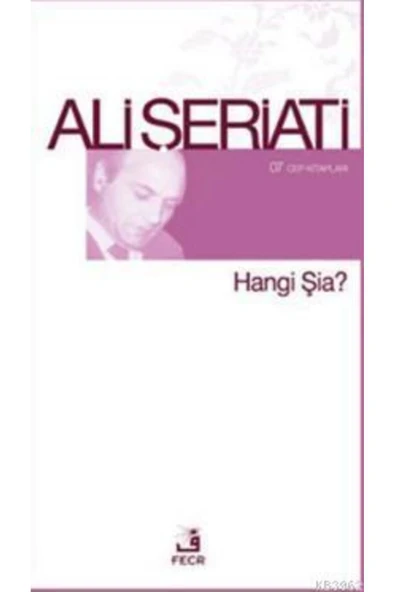 Fecr Yayınları Hangi Şia? Fecr Yayınları , Ali Şeriati ürün görseli 1