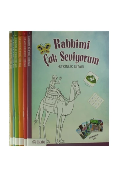 Diyanet İşleri Başkanlığı İşitme Engelli Çocuklar İçin Din Eğitim Etkinlik Seti 6 Kitap - Sevgi Bilici ürün görseli 1