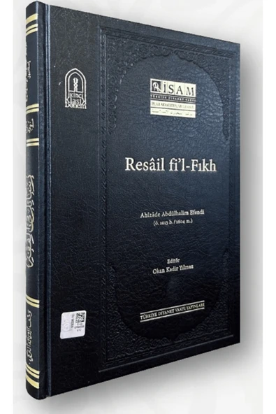 İsam Yayınları Resail Fi’l Fıkh / Ahizade Abdülhalim Efendi / İsam Yayınları / 9786254284168 ürün görseli 1