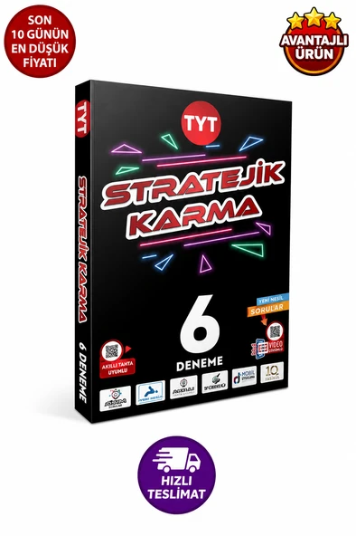 Strateji Yayınları Stratejik Karma Tyt 6 Fasikül Deneme ürün görseli 1