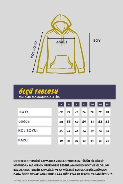Bej Erkek Kapüşonlu Kanguru Cepli Sweatshirt - Resim 4