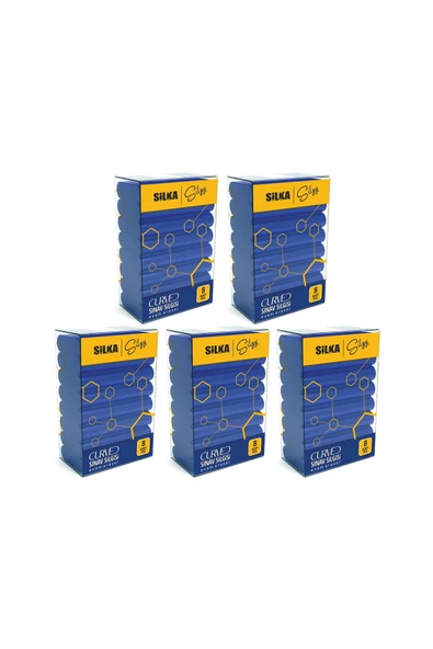 Silka Curved 8 Li Sınav Silgisi (sg-53) 5 Li Paket ürün görseli 1