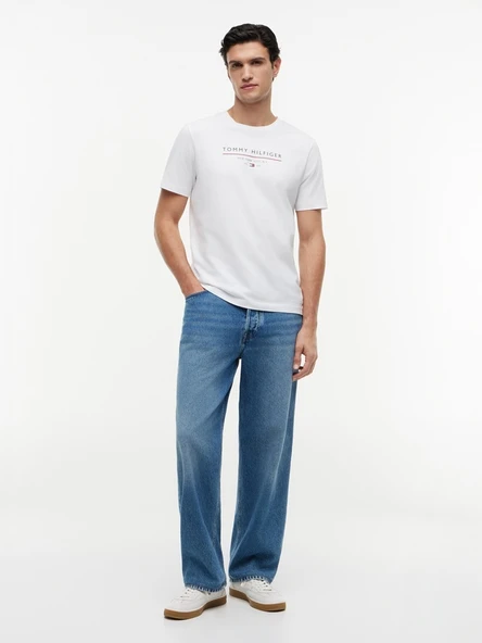 BRAND LOVE NEW RWB REG TEE Erkek Beyaz T-Shirt - MW0MW44359 ürün görseli 1