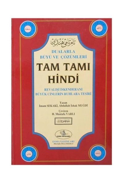 Esma Yayınları Dualarla Büyü Ve Çözümleri & Tam Tamı Hindi ürün görseli 1