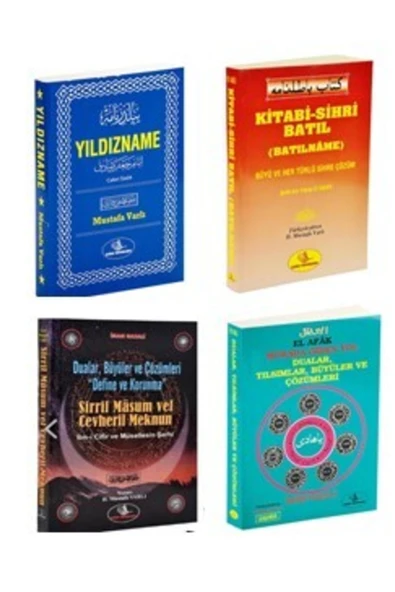 Esma Yayınları Özel Sırlı Gizli 4 Lü Dua Ve Havas Kitapları ürün görseli 1