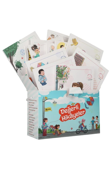 TDV YAYINLARI Değerli Hikayeler 15 Kitap Set Kutulu - Diyanet Vakfı Yayınları ürün görseli 1