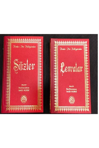 Envar Neşriyat Orta Boy Sözler Lemalar Sırtı Deri Bez Cilt - ürün görseli 1