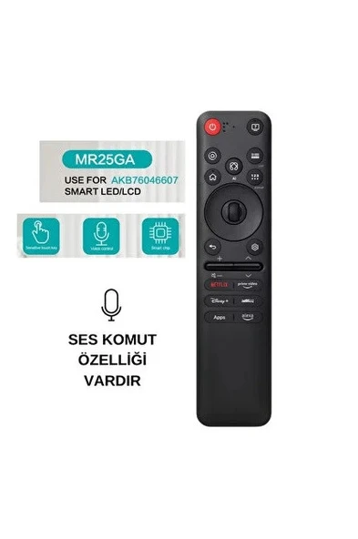 LG Sihirli Kumanda 2025 Smart Tv Uyumlu (MR25GA) ürün görseli 1