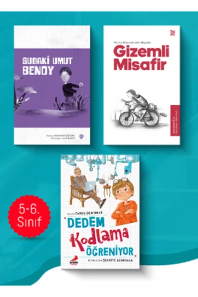 Diyanet İşleri Başkanlığı OKUMA YARIŞMASI 5-6 SINIFLAR İÇİN SUDAKİ UMUT / DEDEM KODALAM ÖĞRENİYOR / GİZEMLİ MİSAFİR ürün görseli 1