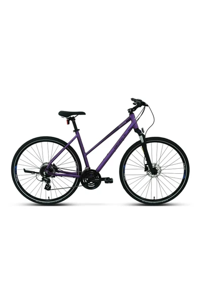 CARRARO SPORTIVE 226 KADIN ŞEHİR BİSİKLETİ 406H HD 28 JANT 24 VİTES MAT MOR KIRIK BEYAZ ürün görseli 1