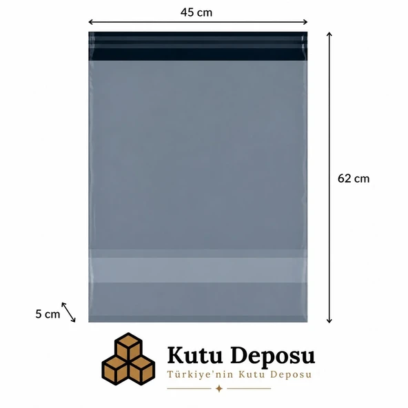 45x62x5 cm Cepsiz Kargo Poşeti (100 ADET) ürün görseli 1