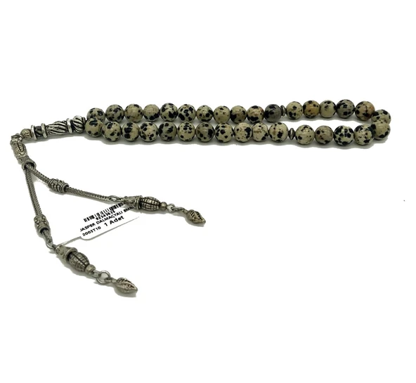 DOĞAL TAŞ JASPER DALMAÇYALI 8MM. ürün görseli 1