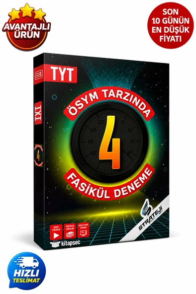 Strateji Yayınları Strateji Tyt 4 Fasikül Deneme ürün görseli 1