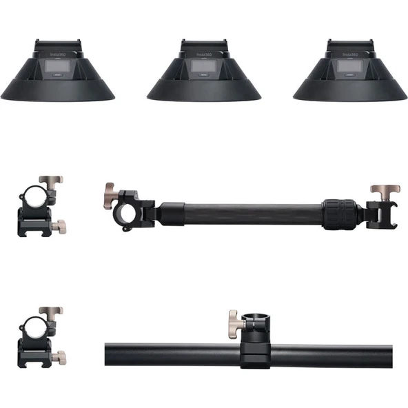 Insta360 Triple Electric Suction Cup Car Mount - Resim 2