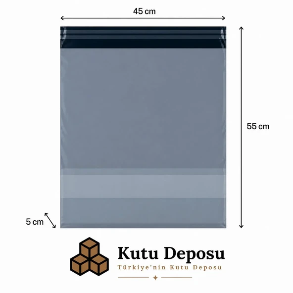 45x55x5 cm Cepli Kargo Poşeti (100 ADET) ürün görseli 1