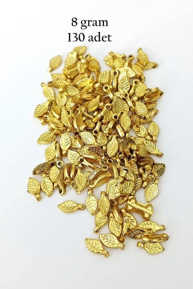 Oya Abiye Bileklik Kolye Pleksi Metalik Plastik Pul Altın Renk 8 gram 130 adet - BNC475 ürün görseli 1