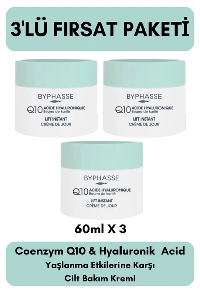 Byphasse Coenzym-Q10 Gündüz Kremi 60 ML x 3 ADET Fırsat Paketi ürün görseli 1
