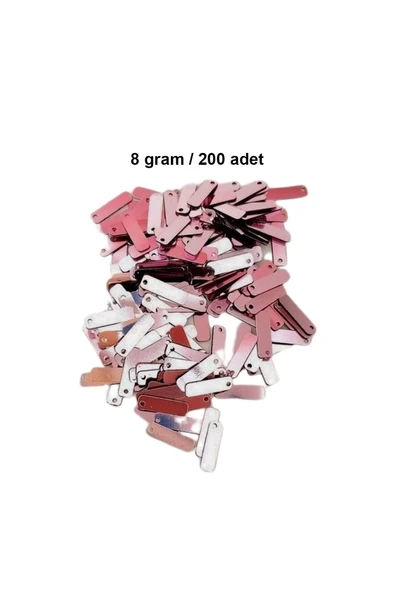Bakır 15 x 5 mm Dantel Oya Yazma Halhal Abiye Lazer Kesim Pul 200 adet / 8 gram ürün görseli 1