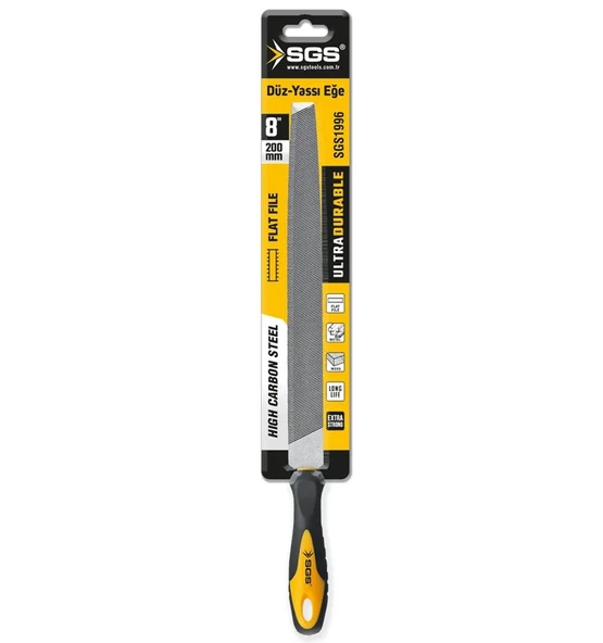Düz Yassı Eğe 200mm 8" ürün görseli 1