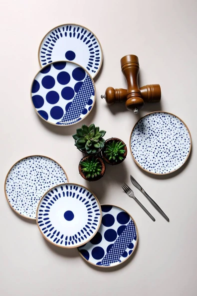 Porland Spotty 6 Kişilik Pasta Takımı 20cm ürün görseli 1
