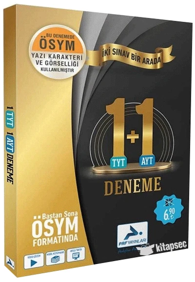 Paraf Yayınları PARAF TYT - AYT 1 DENEMESİ VİDEO ÇÖZÜMLÜ ürün görseli 1