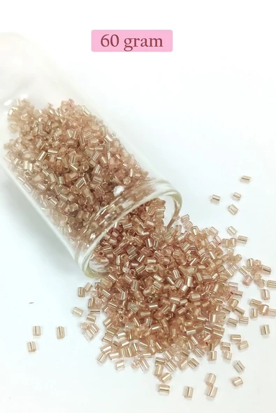 Kesme Cam Boncuk 2mm - 60 Gram - Açık Kahverengi - BNC379 ürün görseli 1