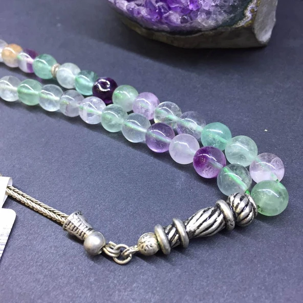 DOĞAL TAŞ FLORİT 8MM. ürün görseli 1