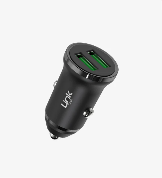 Linktech C480 Çevre Dostu 12W Araç Şarj Başlığı ürün görseli 1