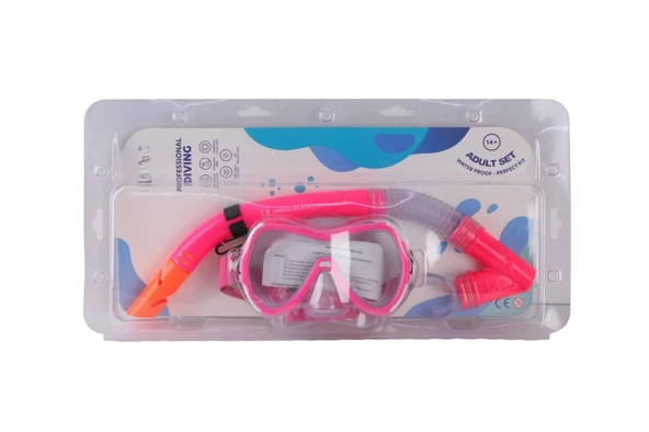 KZLD-AK301-121CS MASKE SNORKEL SET OZEL CAM 24 ürün görseli 1